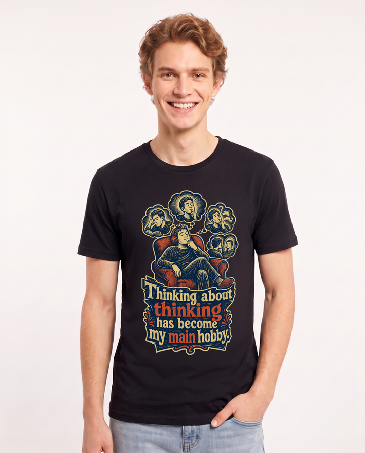 Meme Black T-Shirt for Men – Everyday Expression Graphic Tee product image 1