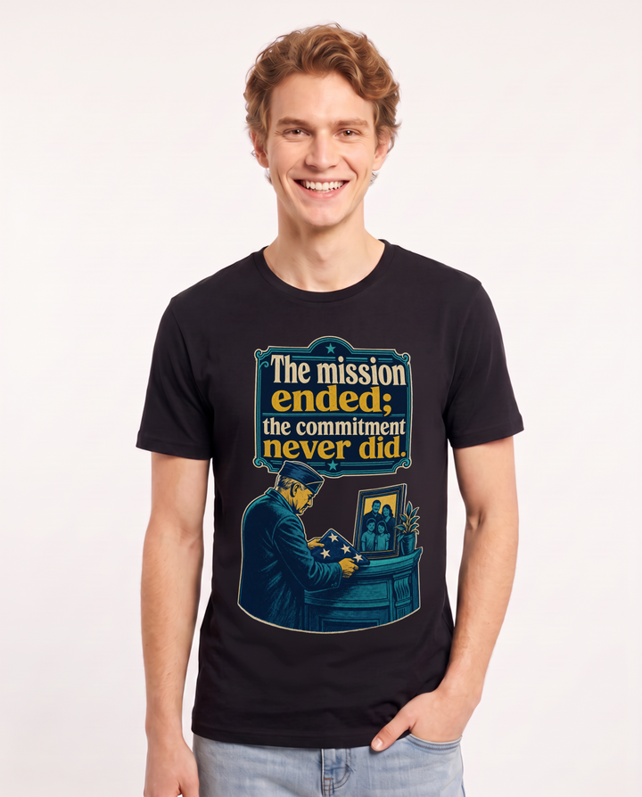 Veteran Black T-Shirt for Men – Everyday Expression Graphic Tee product image 3