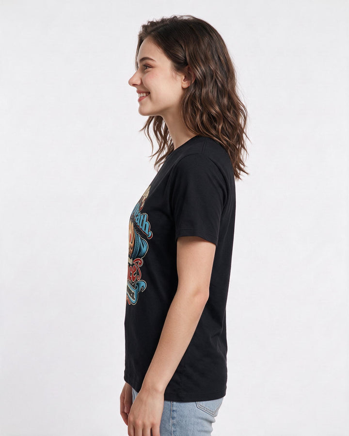 Christian Faith Black T-Shirt for Women – Everyday Expression Graphic Tee product image 2