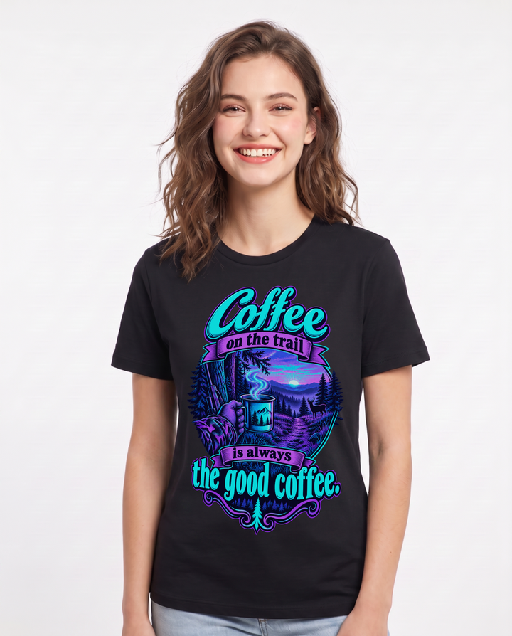 Hunting Black T-Shirt for Women – Everyday Expression Graphic Tee product image 3