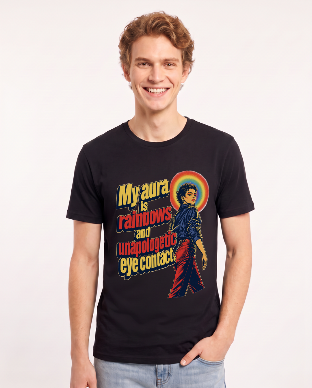 Pride Black T-Shirt for Men – Everyday Expression Graphic Tee product image 1