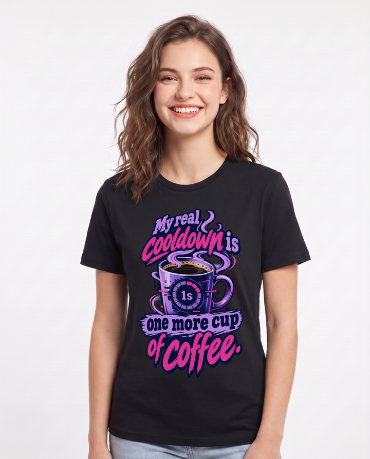 Gaming Black T-Shirt for Women – Game Night Graphic Tee product image 3