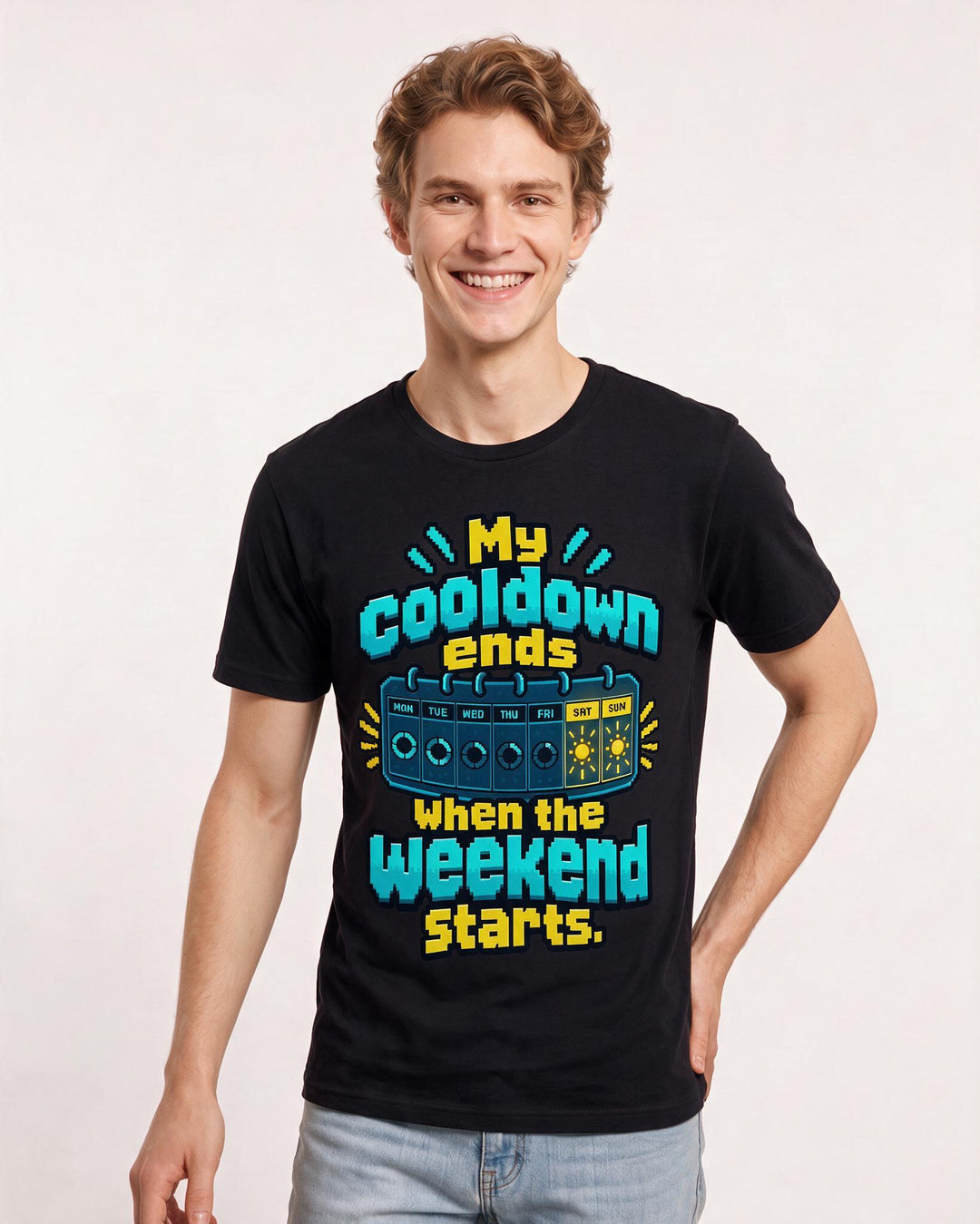 Gaming Black T-Shirt for Men – Game Night Graphic Tee product image 1