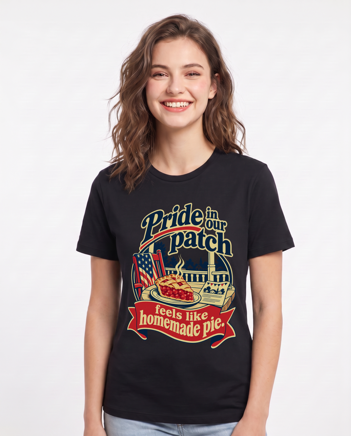 Patriotic Black T-Shirt for Women – Everyday Expression Graphic Tee product image 3