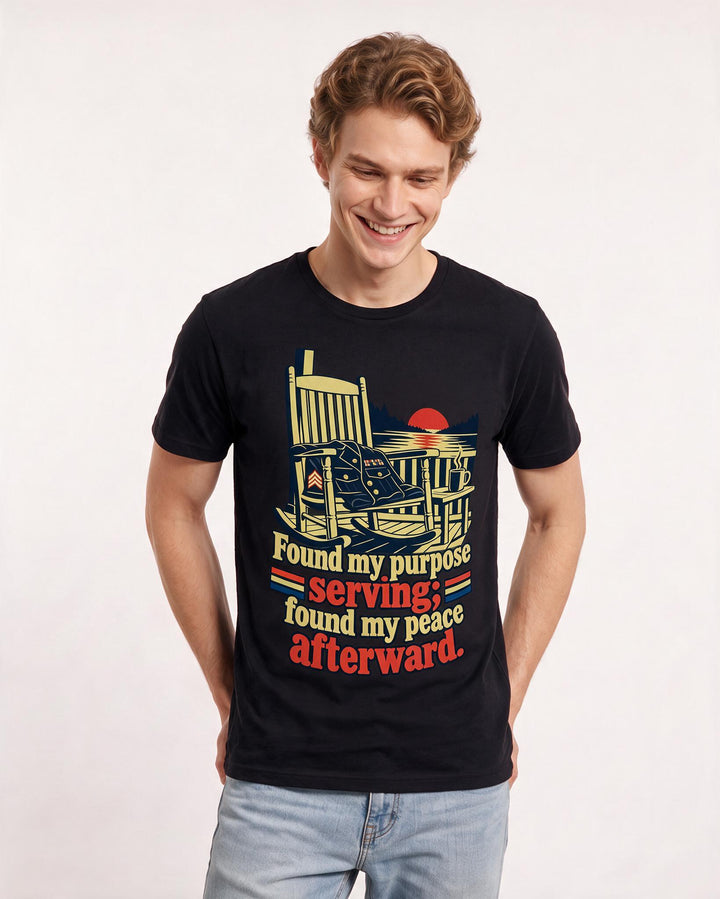 Veteran Black T-Shirt for Men – Everyday Expression Graphic Tee product image 1
