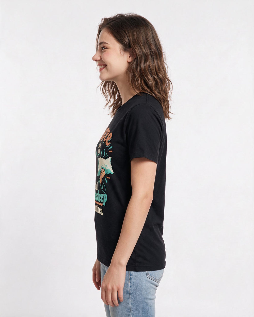 Graduation Black T-Shirt for Women – Everyday Expression Graphic Tee product image 2