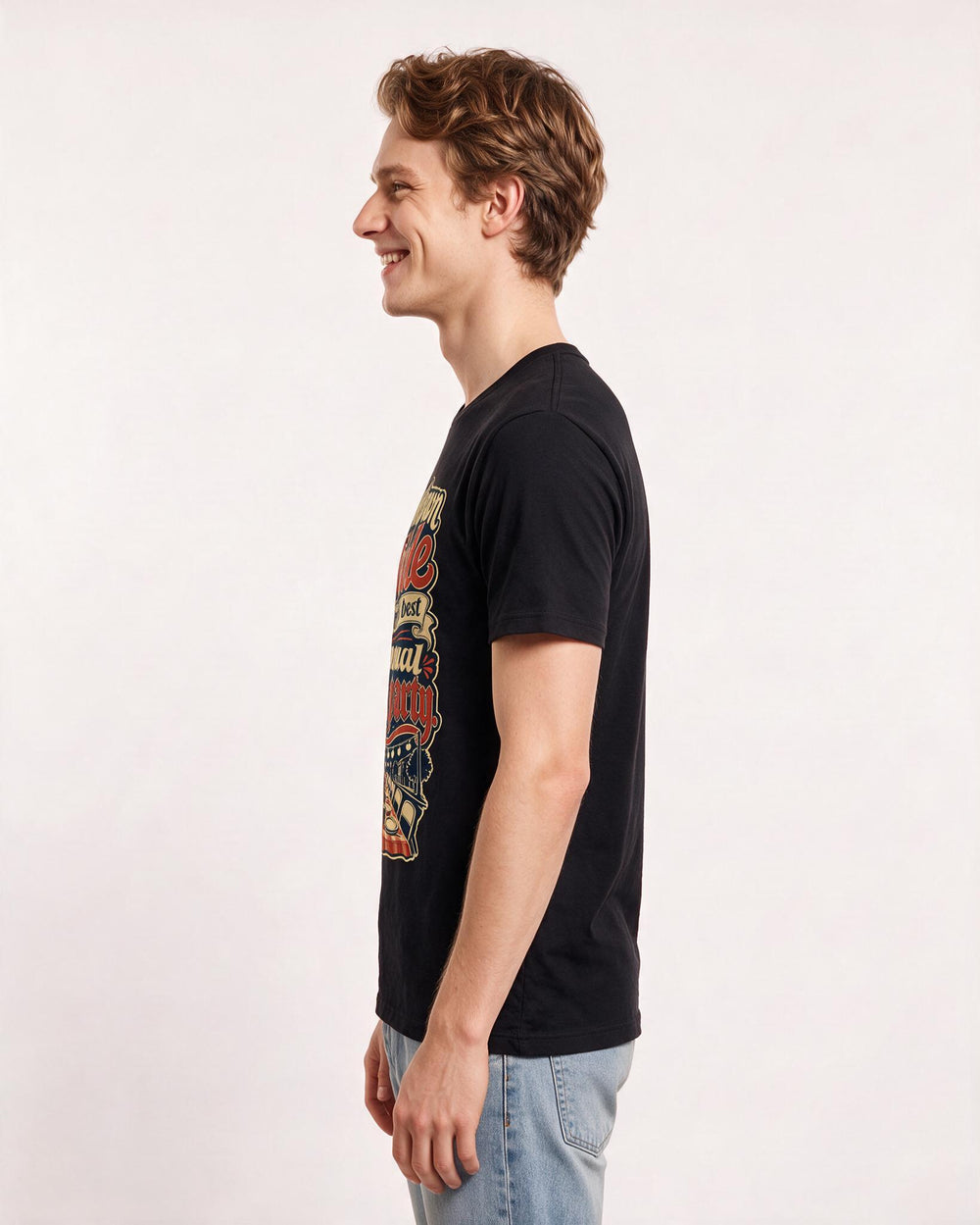 Patriotic Black T-Shirt for Men – Everyday Expression Graphic Tee product image 2
