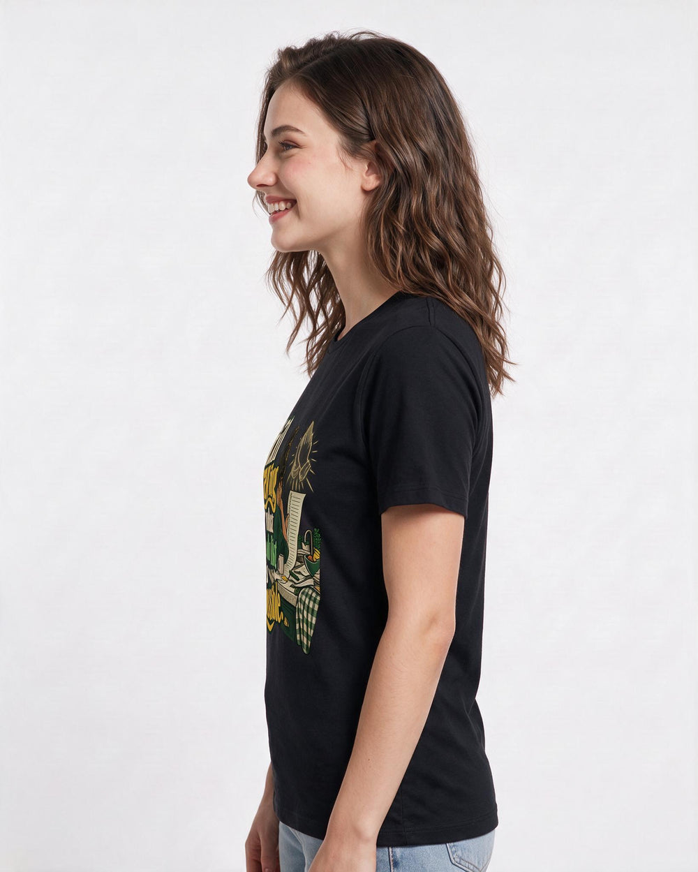 Christian Faith Black T-Shirt for Women – Everyday Expression Graphic Tee product image 2