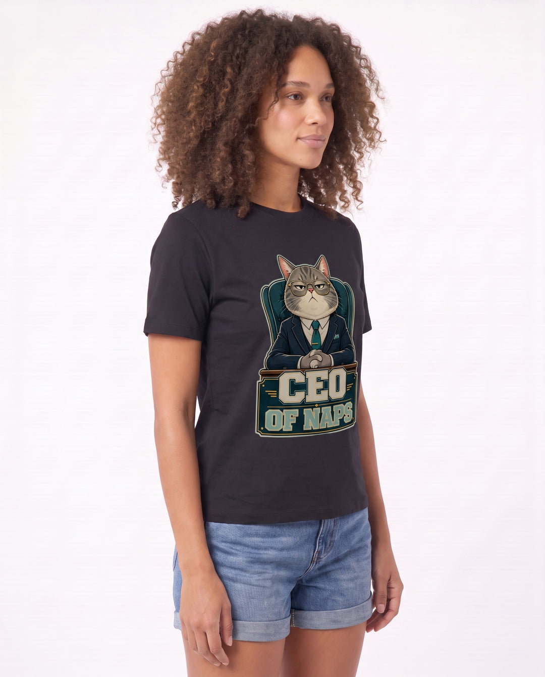 Ceo Of Naps Black T-Shirt mockup 2