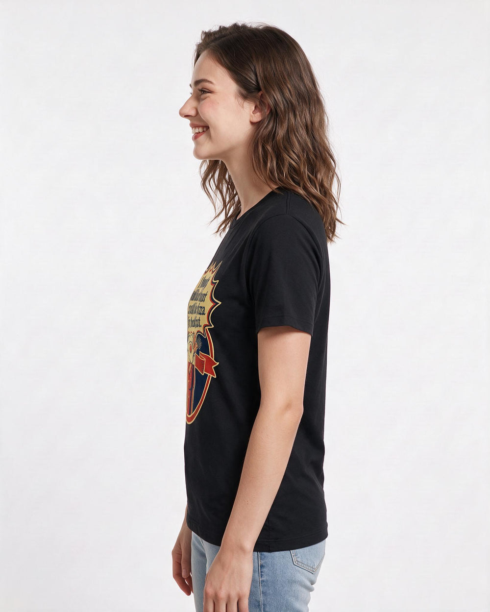 Funny Beer Women's Black T-Shirt - I thought adulthood meant I could product image 2