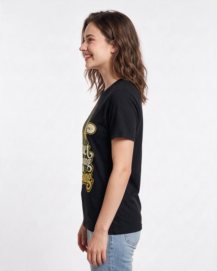Neurodiversity Black T-Shirt for Women – Everyday Expression Graphic Tee product image 2