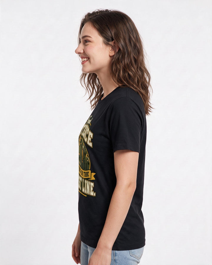 Christian Faith Black T-Shirt for Women – Everyday Expression Graphic Tee product image 2