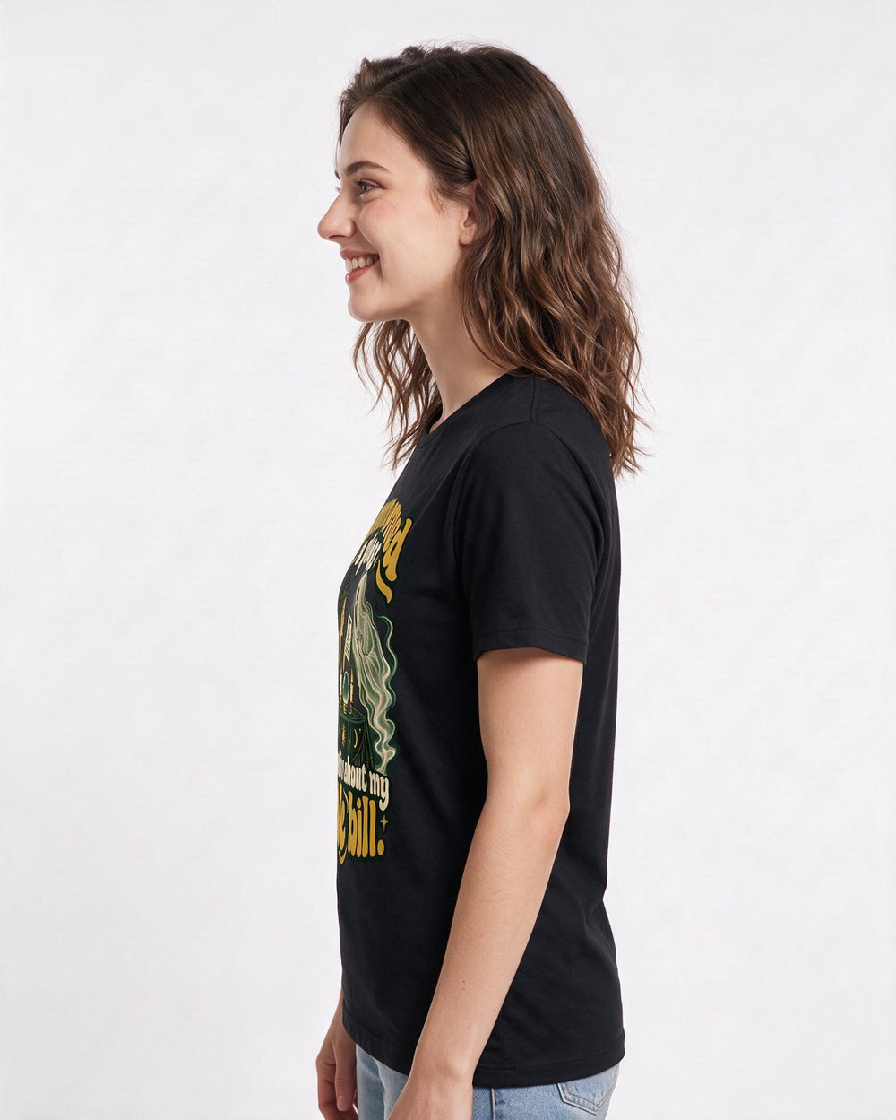 Halloween Black T-Shirt for Women – Halloween Theme Graphic Tee product image 2