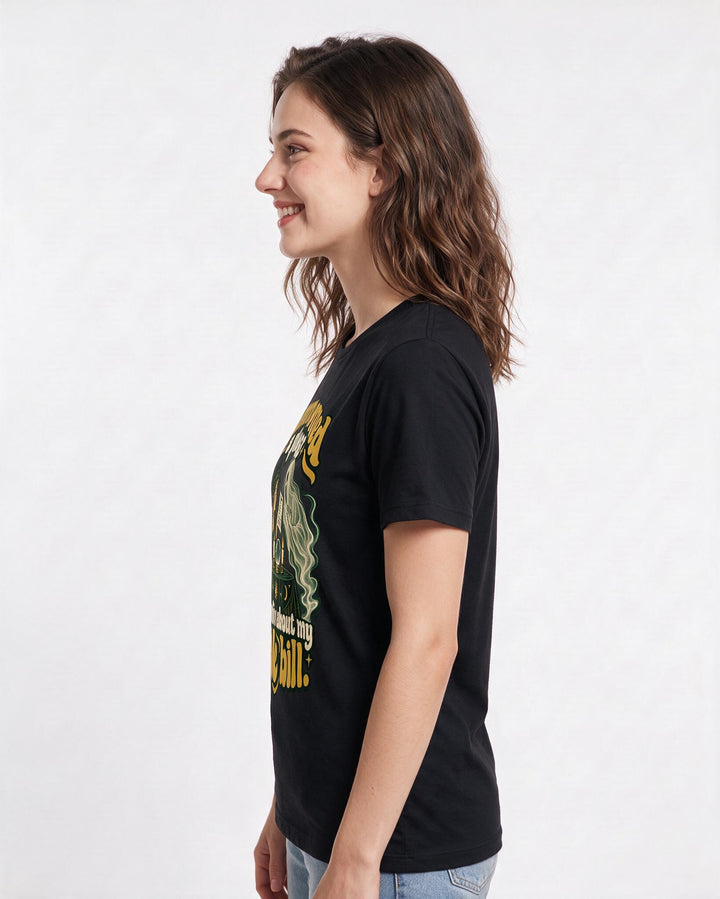 Halloween Black T-Shirt for Women – Halloween Theme Graphic Tee product image 2