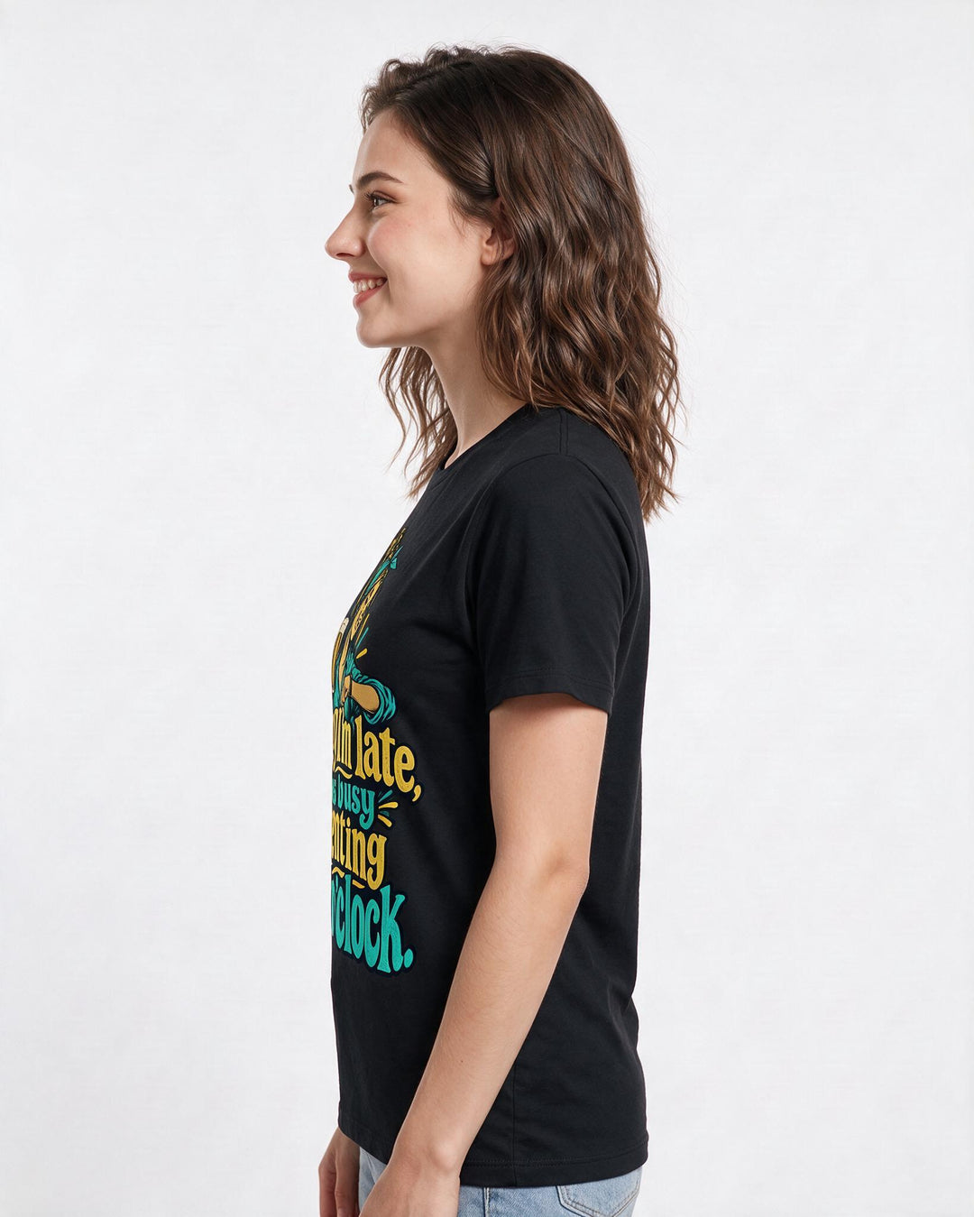 Beer Black T-Shirt for Women – Everyday Expression Graphic Tee product image 2