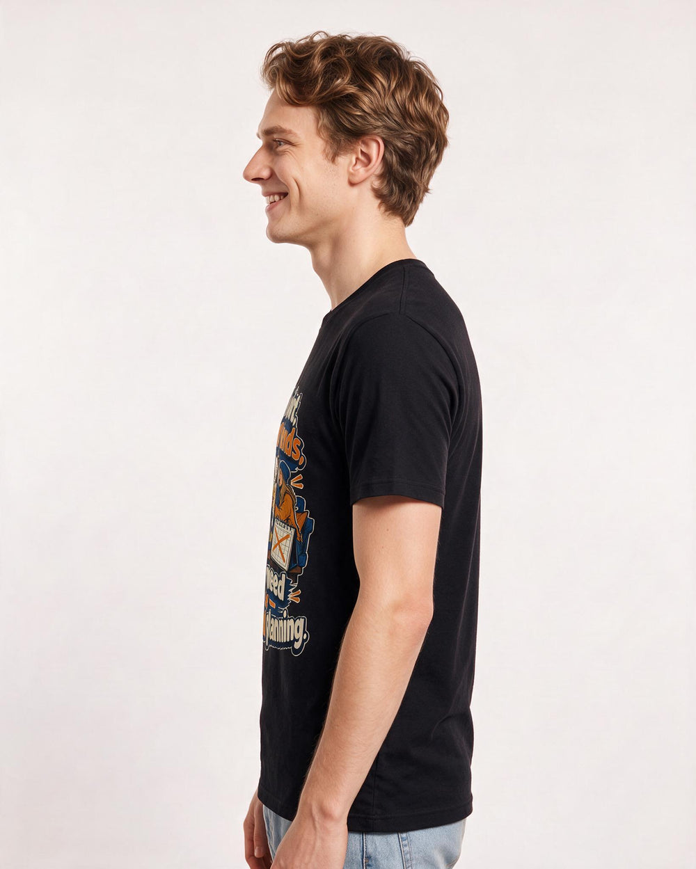 Beer Black T-Shirt for Men – Everyday Expression Graphic Tee product image 2