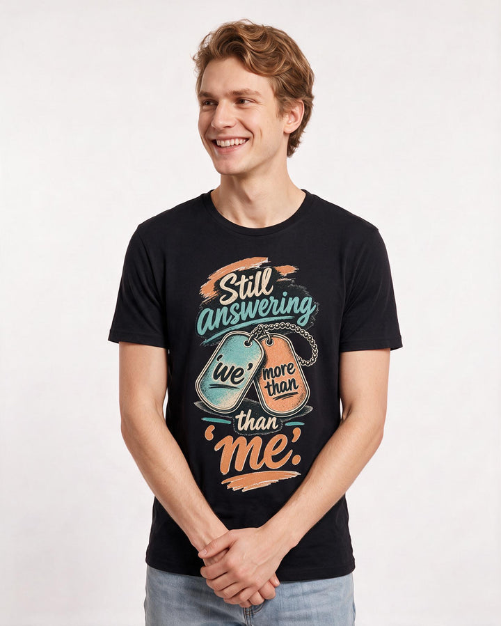 Veteran Black T-Shirt for Men – Everyday Expression Graphic Tee product image 1