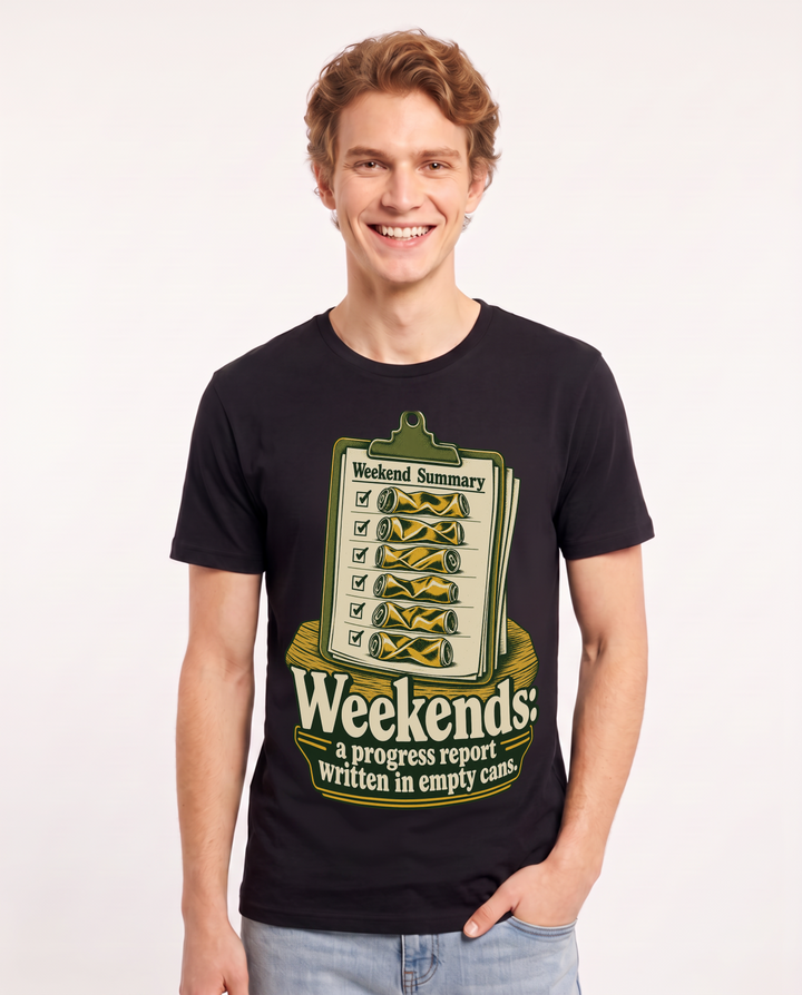 Beer Black T-Shirt for Men – Everyday Expression Graphic Tee product image 3