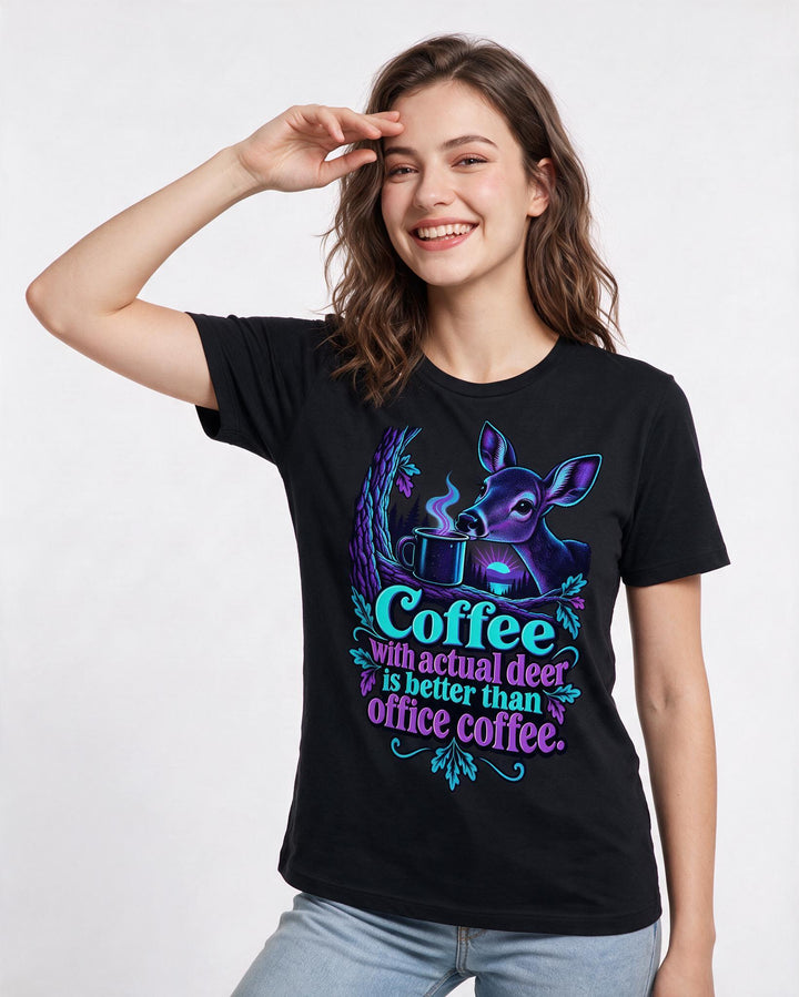 Hunting Black T-Shirt for Women – Everyday Expression Graphic Tee product image 1