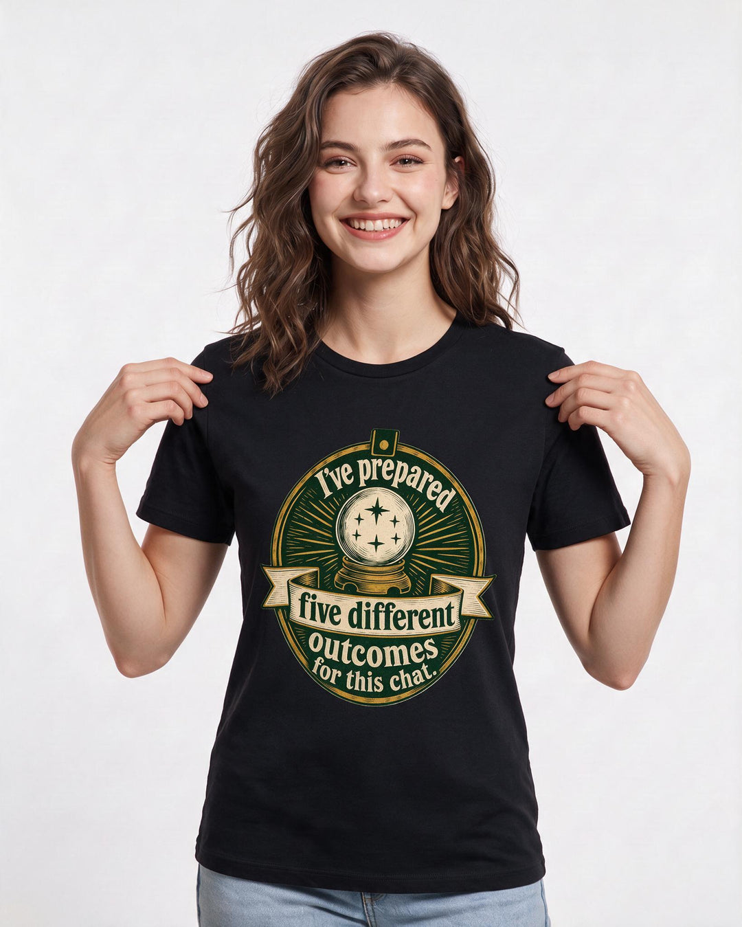 Graphic Women's Black T-Shirt - I've prepared five different outcomes product image 3