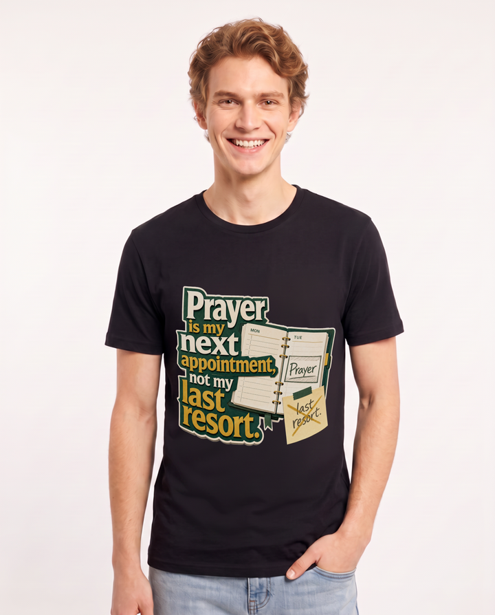 Christian Faith Black T-Shirt for Men – Everyday Expression Graphic Tee product image 3