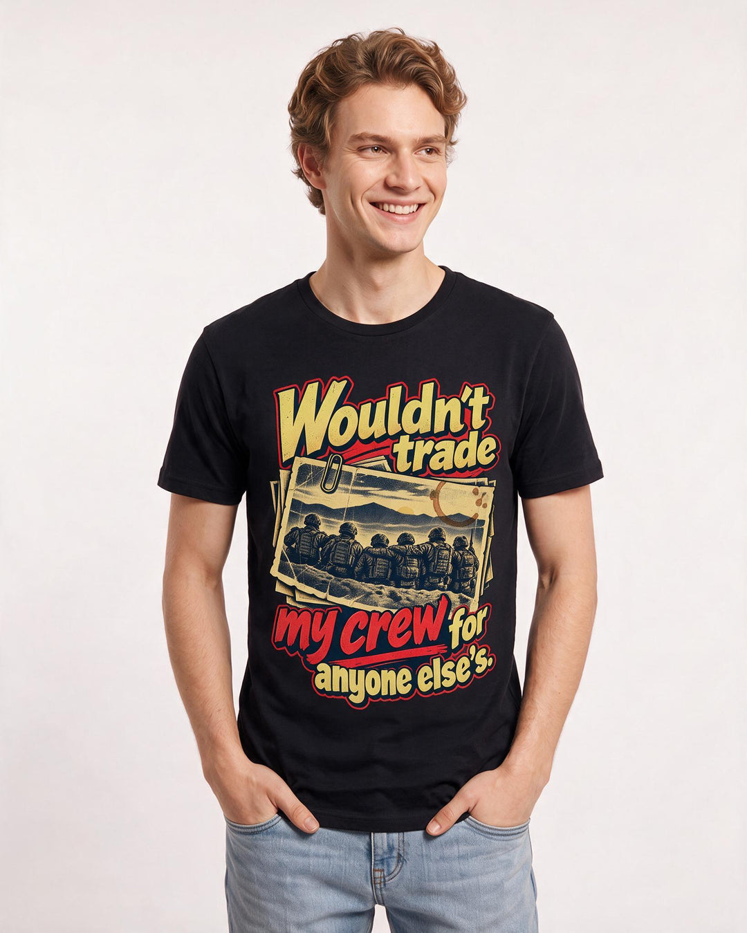 Veteran Black T-Shirt for Men – Everyday Expression Graphic Tee product image 1