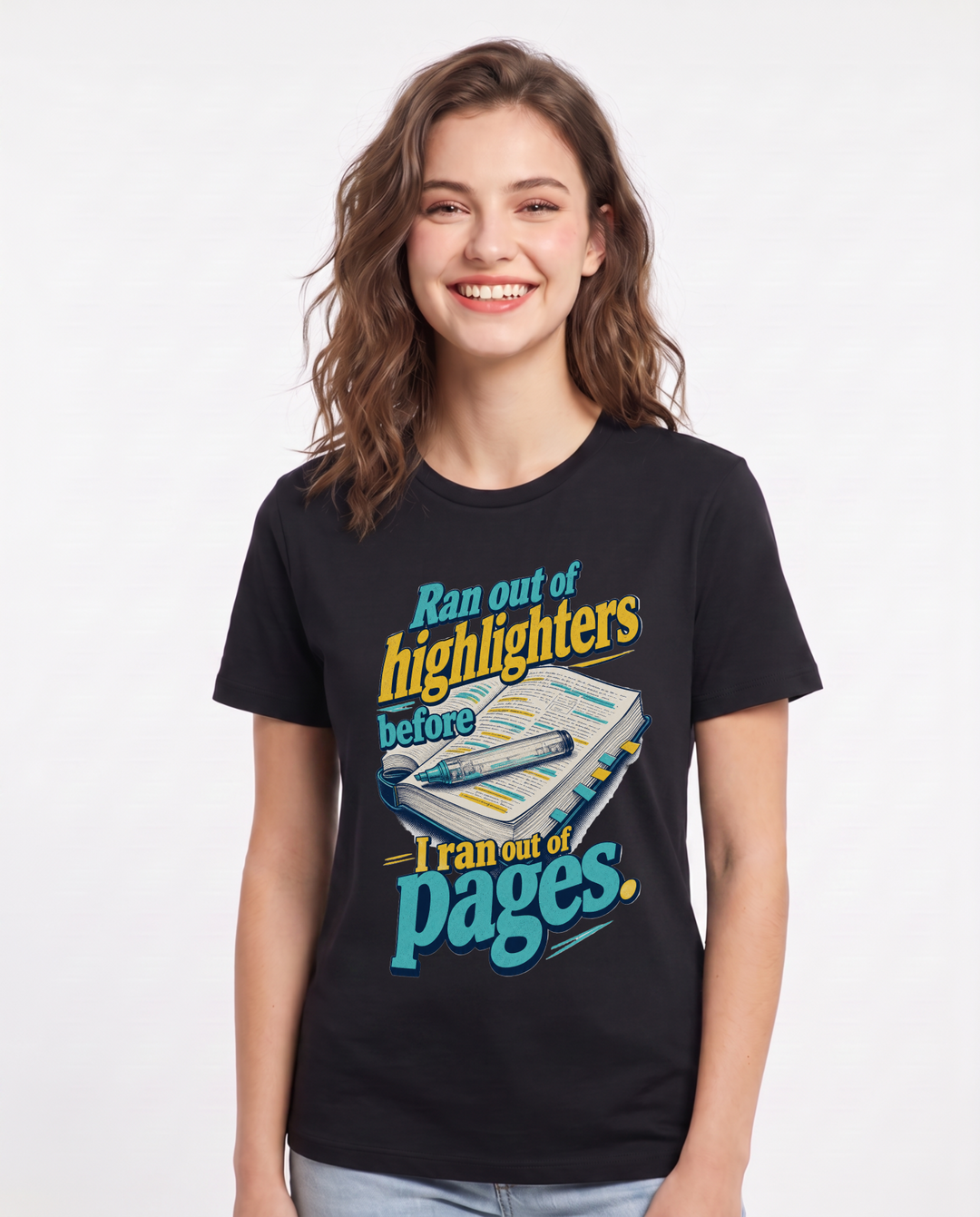 Graduation Black T-Shirt for Women – Everyday Expression Graphic Tee product image 3