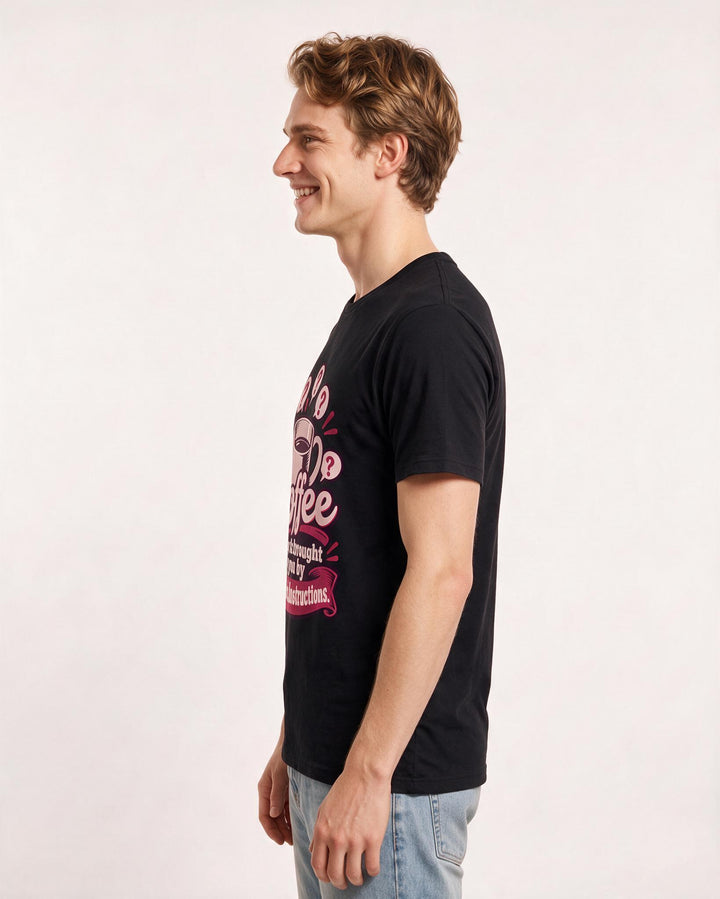 Teacher Black T-Shirt for Men – Everyday Expression Graphic Tee product image 2