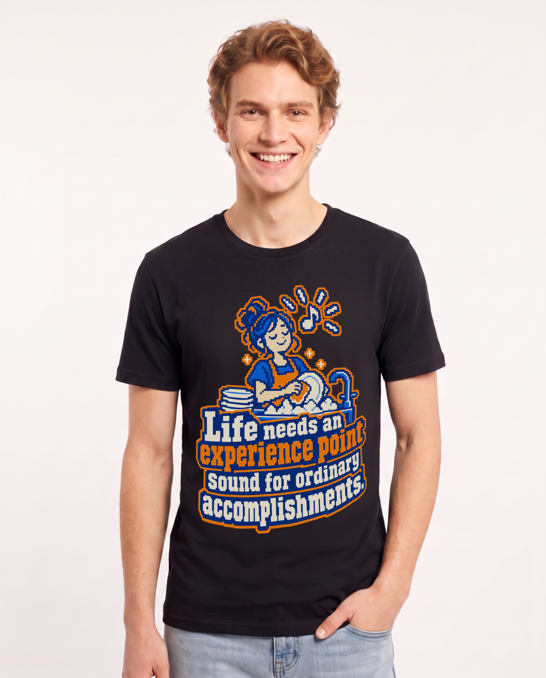 Gaming Black T-Shirt for Men – Game Night Graphic Tee product image 3