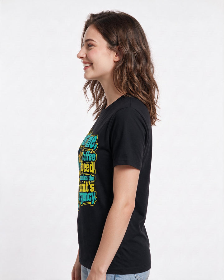 Nurse Black T-Shirt for Women – Nursing Life Graphic Tee product image 2
