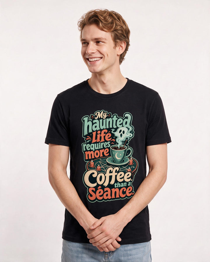 Halloween Black T-Shirt for Men – Halloween Theme Graphic Tee product image 1