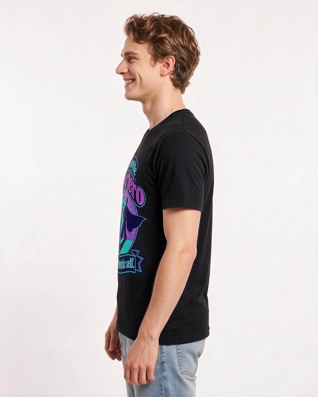 Pride Black T-Shirt for Men – Everyday Expression Graphic Tee product image 2