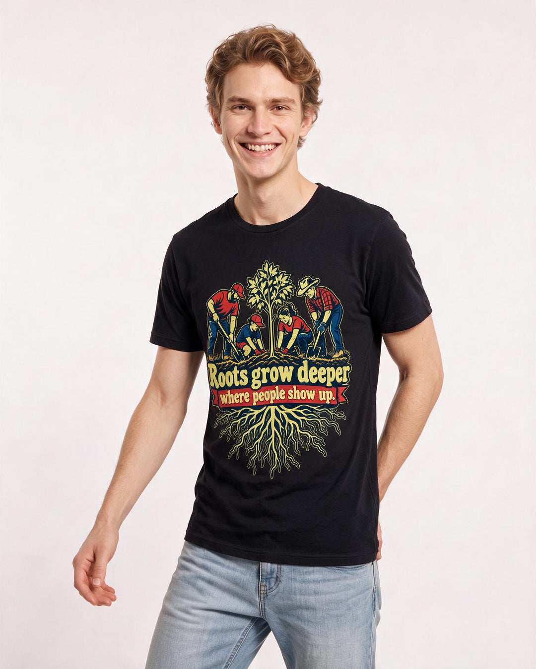 Patriotic Black T-Shirt for Men – Everyday Expression Graphic Tee product image 1