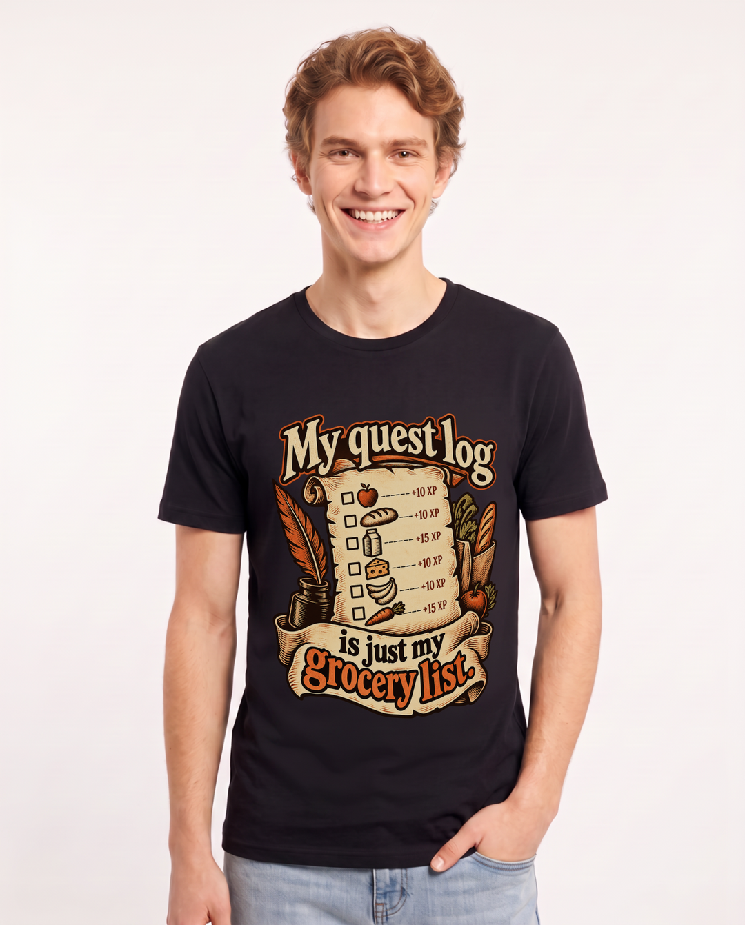 Gaming Black T-Shirt for Men – Game Night Graphic Tee product image 3