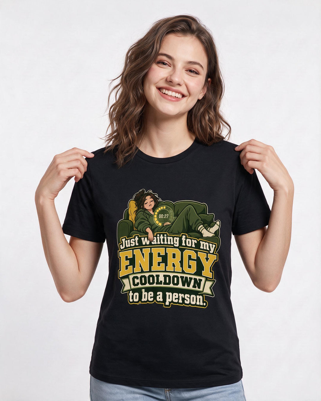 Gaming Black T-Shirt for Women – Game Night Graphic Tee product image 1