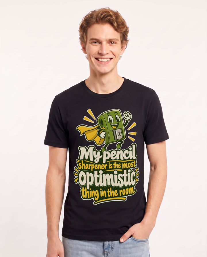 Teacher Black T-Shirt for Men – Everyday Expression Graphic Tee product image 3