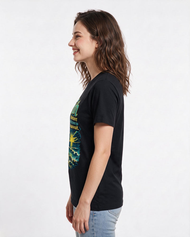 Christian Faith Black T-Shirt for Women – Everyday Expression Graphic Tee product image 2