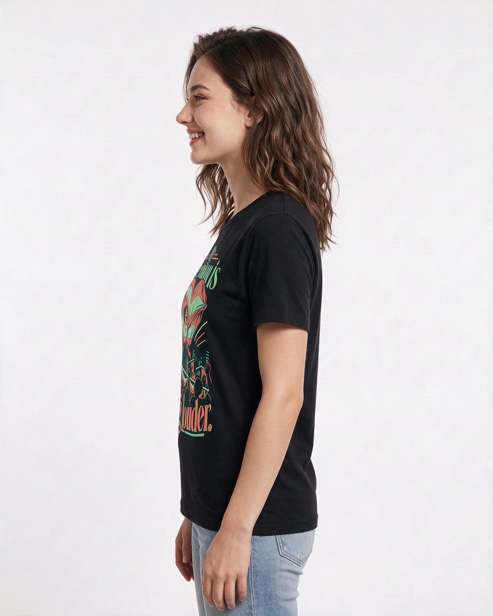 Pride Black T-Shirt for Women – Everyday Expression Graphic Tee product image 2