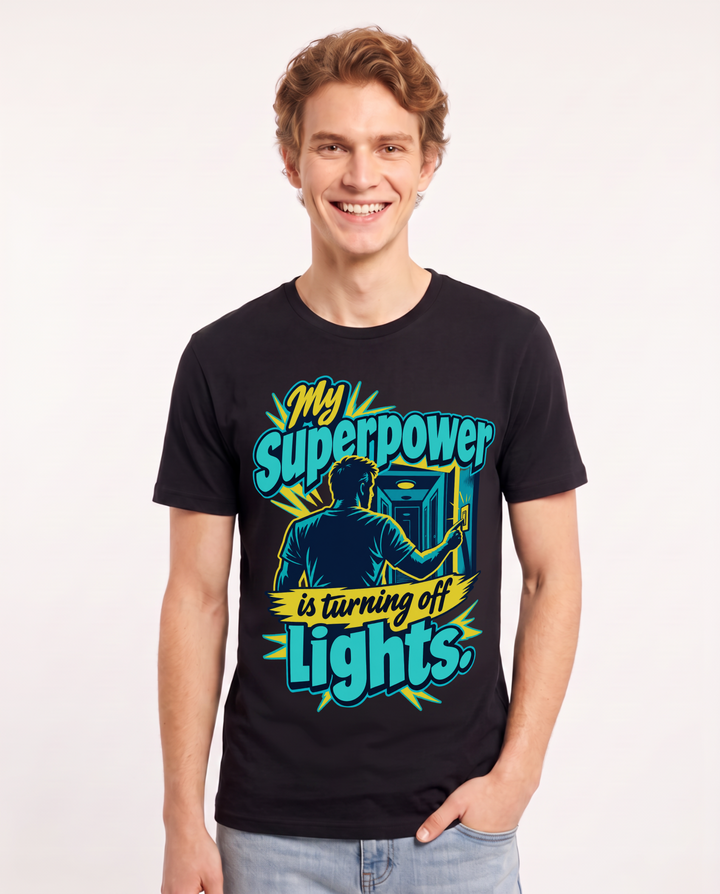 Grandparent Black T-Shirt for Men – Everyday Expression Graphic Tee product image 3