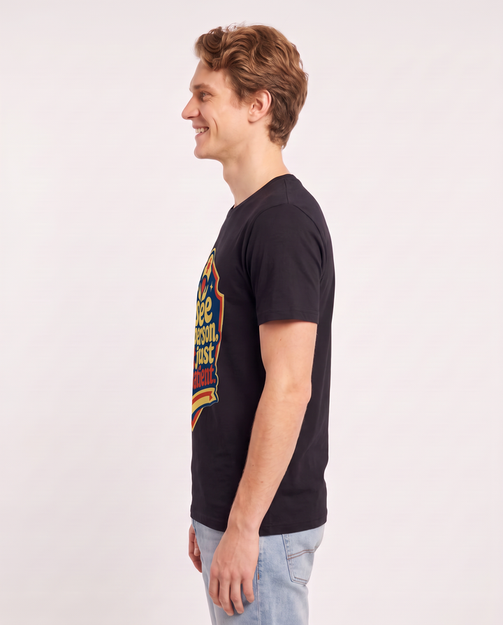 Nurse Gift Men's Black T-Shirt - I see the person, not just the product image 2
