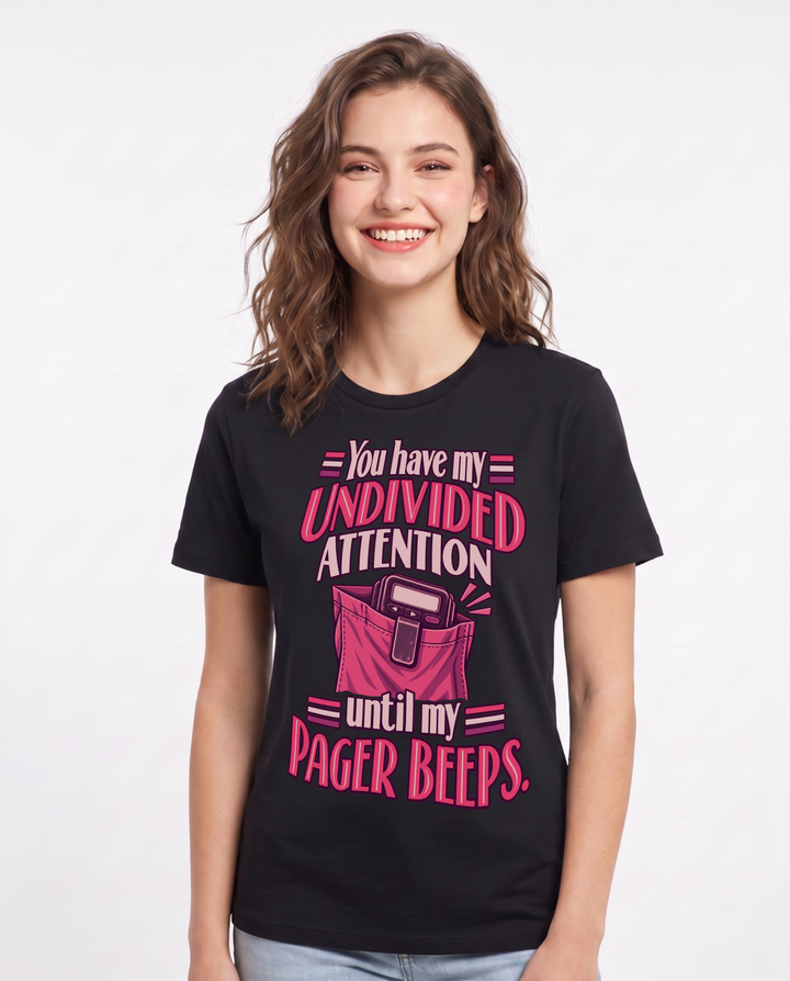 Nurse Black T-Shirt for Women – Nursing Life Graphic Tee product image 3