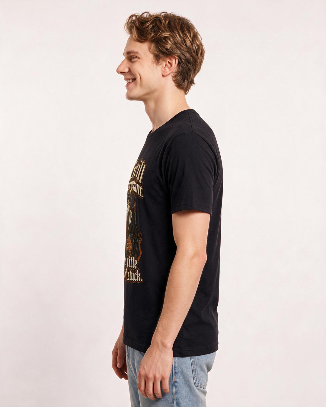 Veteran Black T-Shirt for Men – Everyday Expression Graphic Tee product image 2