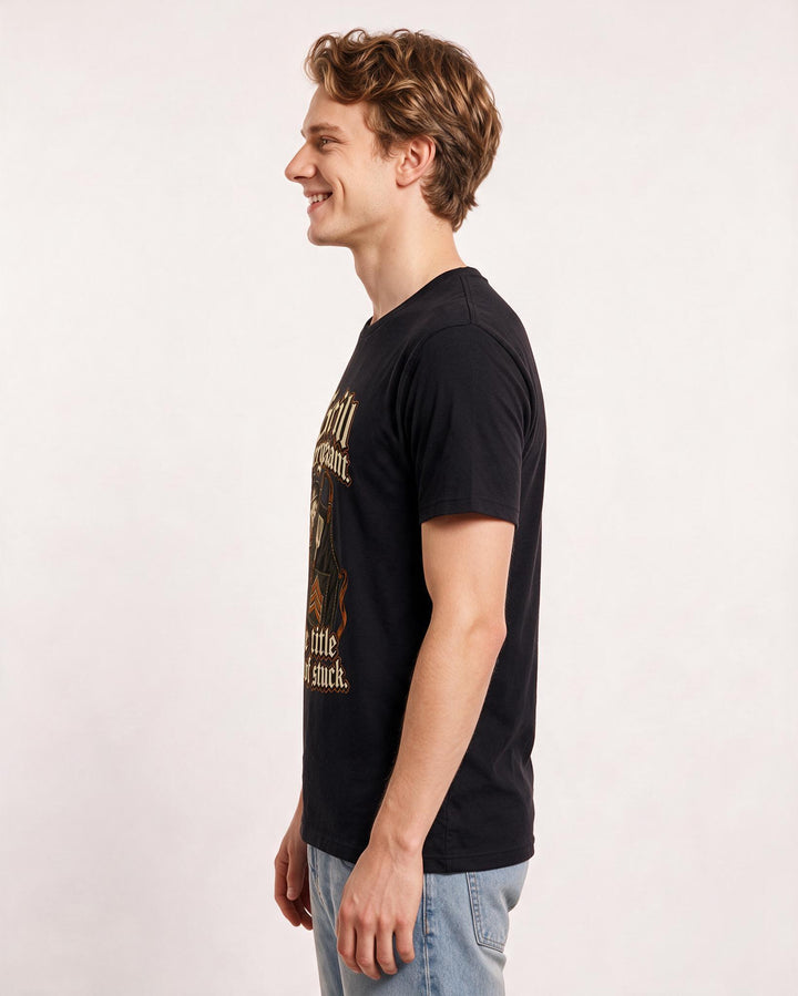 Veteran Black T-Shirt for Men – Everyday Expression Graphic Tee product image 2