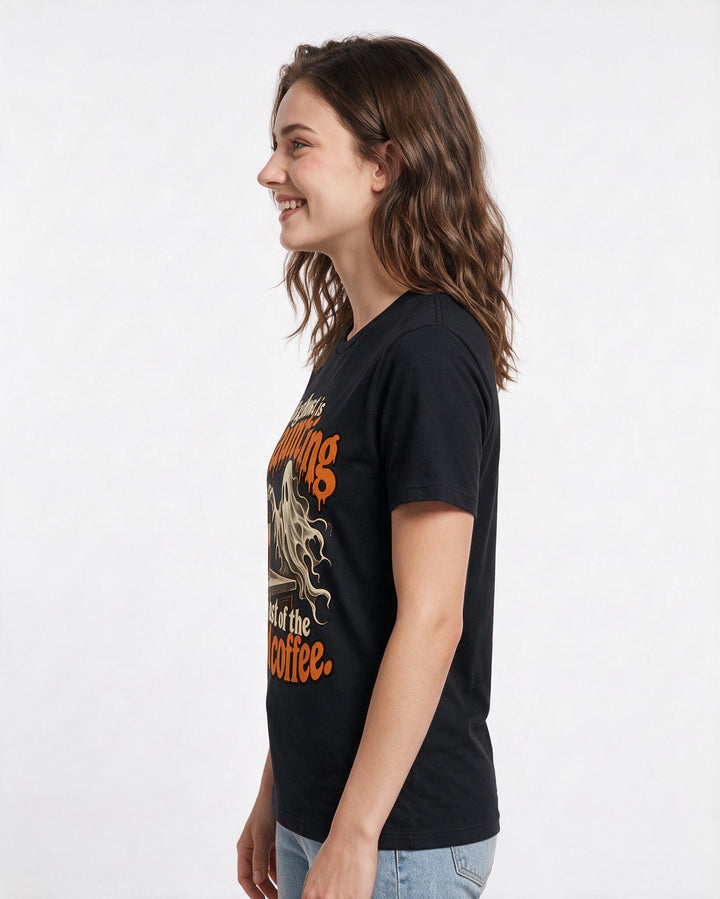 Halloween Black T-Shirt for Women – Halloween Theme Graphic Tee product image 2