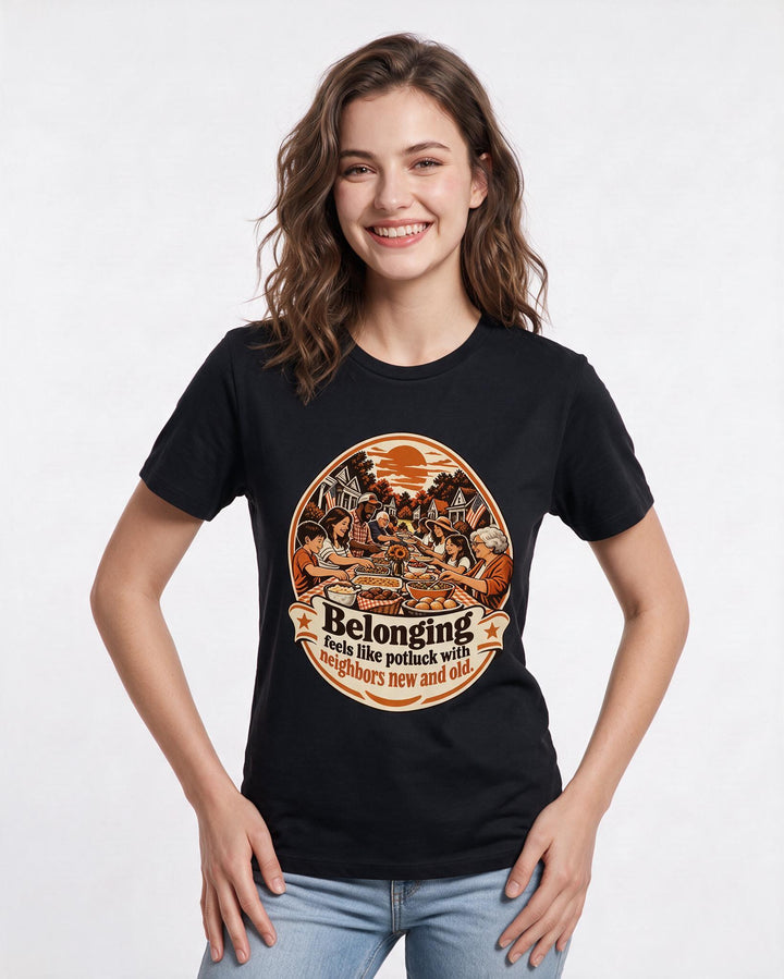 Patriotic Black T-Shirt for Women – Everyday Expression Graphic Tee product image 1