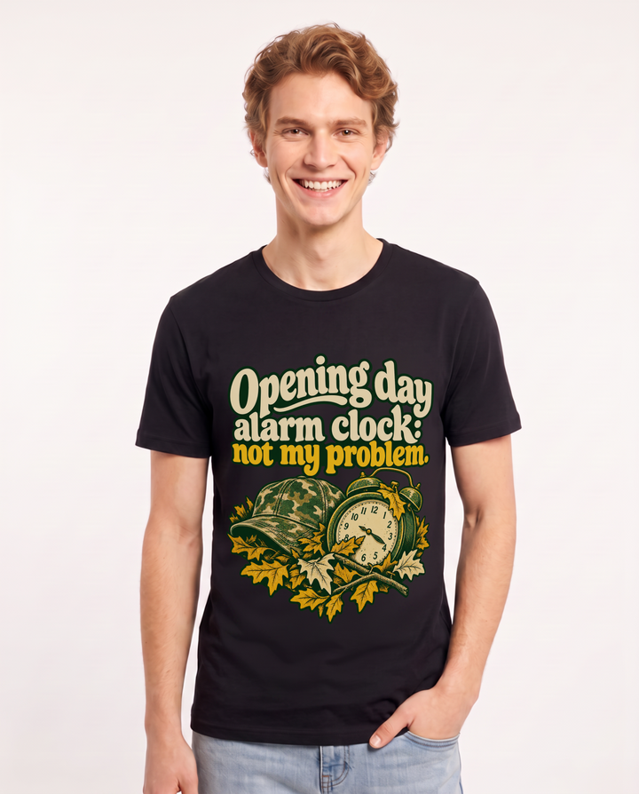Hunting Black T-Shirt for Men – Everyday Expression Graphic Tee product image 3