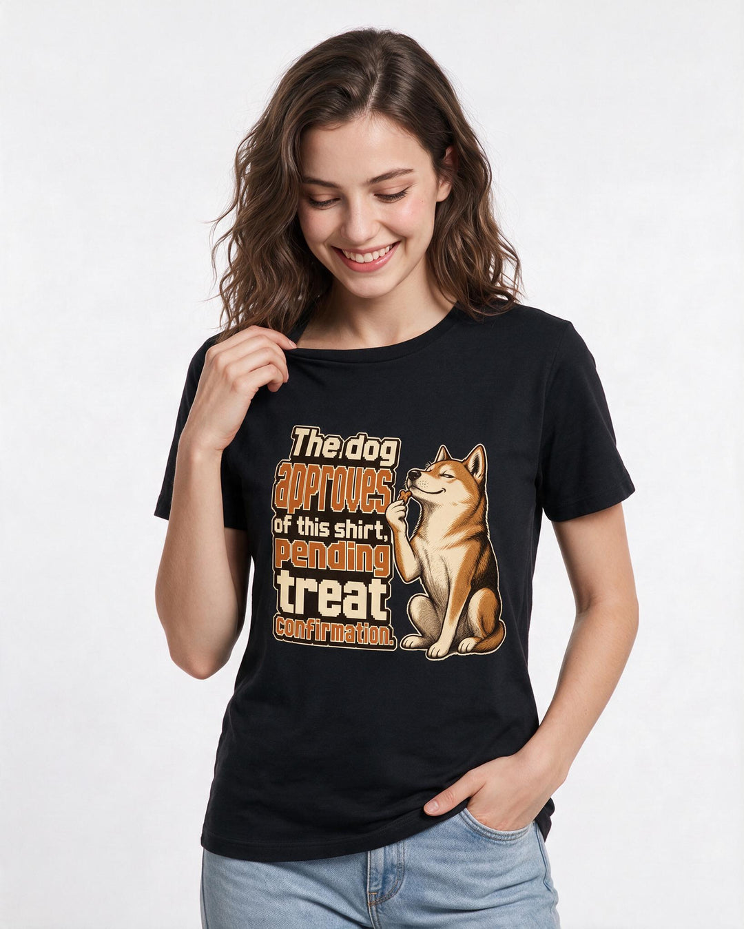 Cat Lover Black T-Shirt for Women – Everyday Expression Graphic Tee product image 1