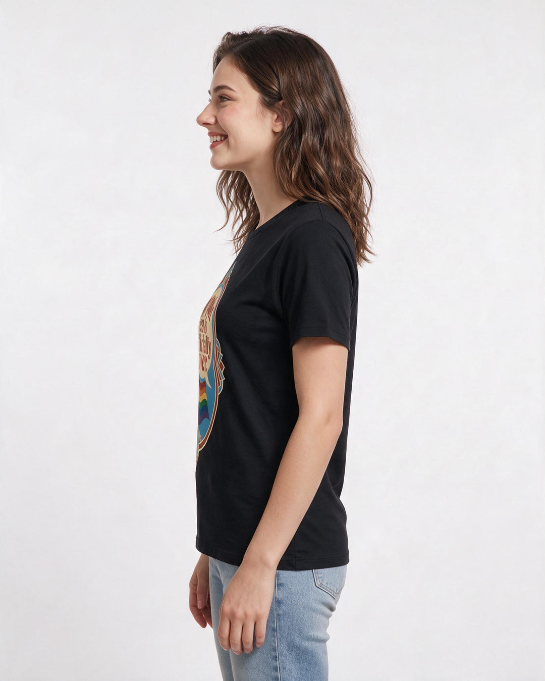 Graphic Women's Black T-Shirt - My quiet era is officially over. product image 2
