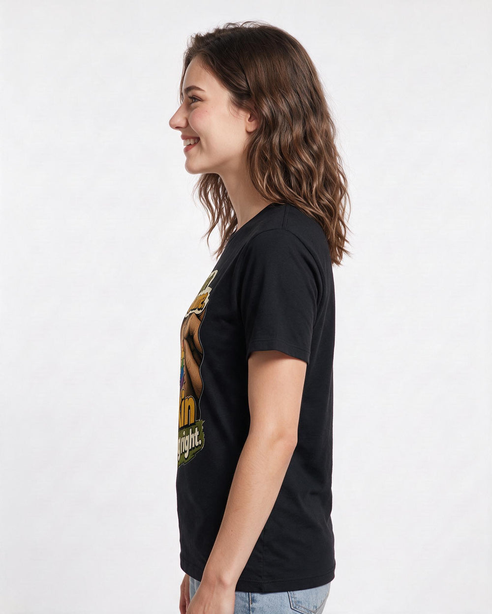 Pride Women's Black T-Shirt – This isn't a costume. It's my skin product image 2