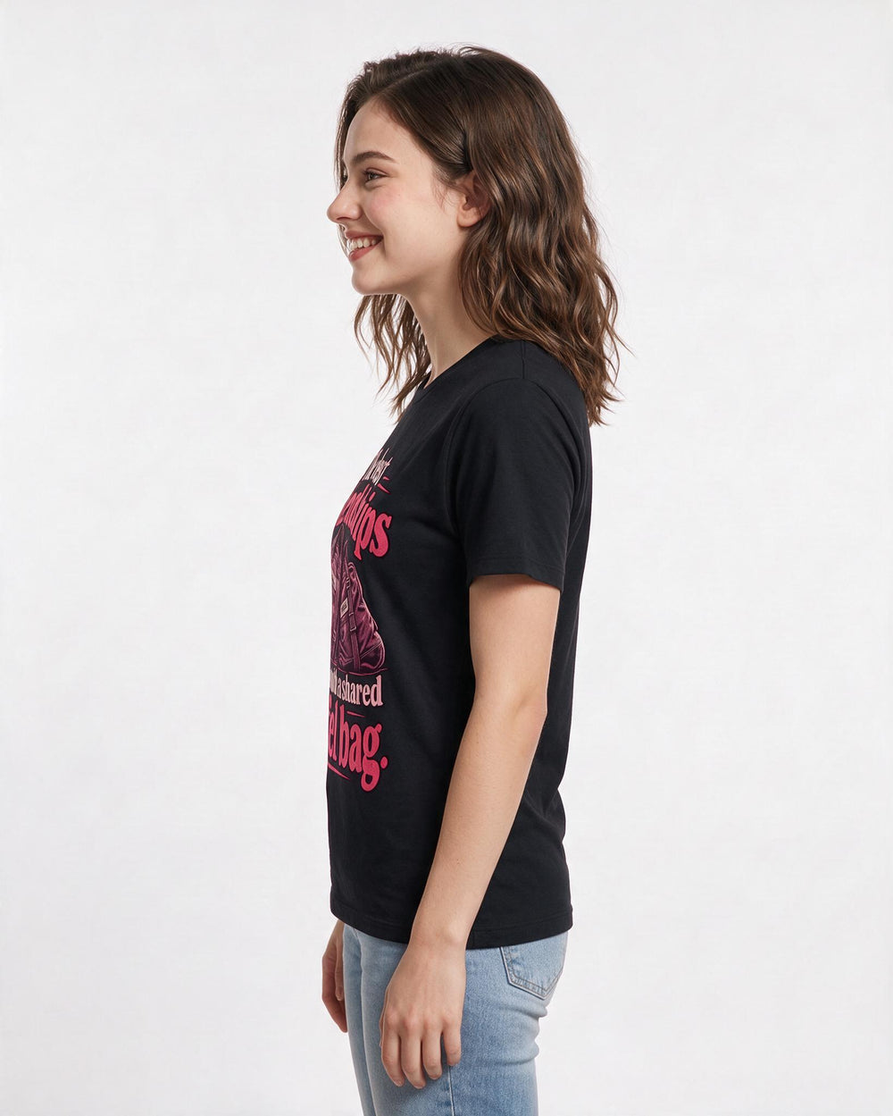Veteran Black T-Shirt for Women – Everyday Expression Graphic Tee product image 2